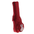 Red Ukulele Padded Gig Case with Side Pocket for 23 Inch Ukulele Lovers