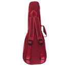 Red Ukulele Padded Gig Case with Side Pocket for 23 Inch Ukulele Lovers