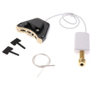 Durable DIY ABS Guitar Soundhole Pickup Piezo Preamp Set