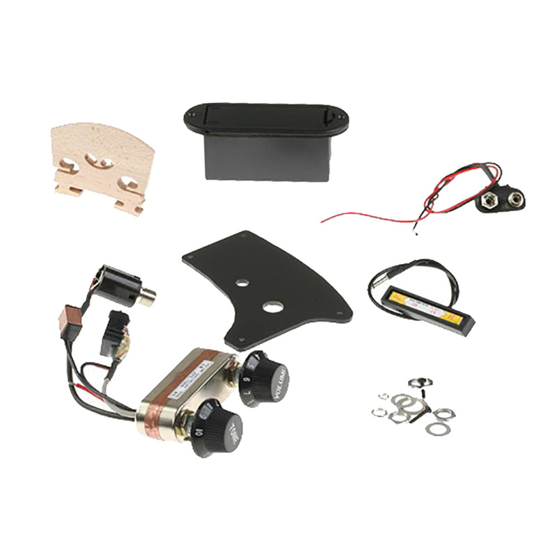 1 Set 4/4 Size Electric Violin Accessories, Violin Pickup Bridge Nut Wiring Diagram