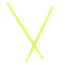 1 Pair Polyester Fiber 5A Drumsticks Drum Mallets Rods Beaters Glow In The Dark