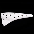 12 Holes Ceramic Ocarina C Key Musical Instrument for Musical Lovers