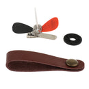 Guitars Leather Strap Hook Headstock with Picks & Pick Spring Holder & Washer