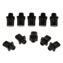 10 Pieces Toggle Switch Tips Knobs Cap Black for Tele TL Electric Guitar Parts