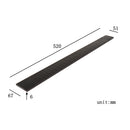 Ebony Guitar Fingerboard Fretboard 20 Frets for Acoustic Folk Guitar Replacement