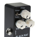 Black Rat Distortion Guitar Effect Pedal True Bypass for Electric Guitar Parts