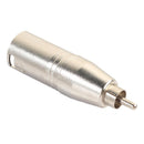 XLR 3Pin Male to RCA Male Audio Adapter Converter Connector for Microphone