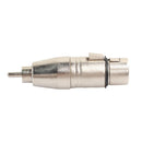 XLR 3Pin Female to RCA Male Audio Adapter Converter Connector for Microphone