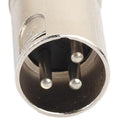 XLR 3Pin Male to RCA Female Plug Audio Adapter Connector for Microphone Mixer Speaker