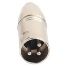 XLR 3Pin Male to RCA Female Plug Audio Adapter Connector for Microphone Mixer Speaker