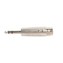 Zinc Alloy 6.35mm Stereo Male to XLR Female Audio Adapter Converter