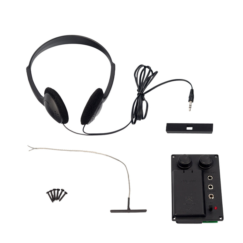 1 Set Violin Silent EQ Pickup with Headphone Cable Musical Instrument Parts
