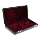 B Flat Black Clarinet Wooden Carrying Case, Canvas Padded Gig Bag Handbag,Dustproof and Water-resistant