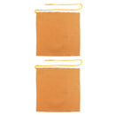 2x Cleaning Towel Musical Instrument Maintenance Tool for Clarinet Yellow