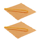 2x Cleaning Towel Musical Instrument Maintenance Tool for Clarinet Yellow