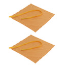 2x Cleaning Towel Musical Instrument Maintenance Tool for Clarinet Yellow