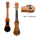21 inch Mini Electric Ukulele with Black Ukulele Gig Bag for Beginner