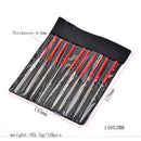 Guitar File Fret Nut Saddle Slot Grinding Set + Whetstone + Sandpaper Block