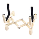 Foldable Plastic Violin Stand Holder Cream for Ukulele Violins Accessory