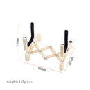 Foldable Plastic Violin Stand Holder Cream for Ukulele Violins Accessory