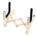 Foldable Plastic Violin Stand Holder Cream for Ukulele Violins Accessory