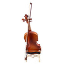 Foldable Plastic Violin Stand Holder Cream for Ukulele Violins Accessory