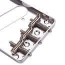 Chrome Electric Guitar 3 Saddles Bridge for Fender Tele TL Style Guitar Replacement