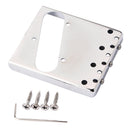 Chrome Electric Guitar 3 Saddles Bridge for Fender Tele TL Style Guitar Replacement