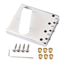 Double Pickup Bridge Tailpiece w/ Screws Wrench Set for Telecaster Guitar