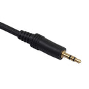 Black 3.5mm Male to XLR 3Pin Male Mic Audio Cable for Electric Guitar Amplfier