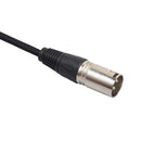 Black 3.5mm Male to XLR 3Pin Male Mic Audio Cable for Electric Guitar Amplfier