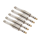 6.35mm Jack Plug Stereo Audio Adapter Converter for Audio Guitar Mic Cable