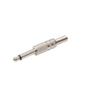 10 Pcs Mono Jack Adapter Connector Musical Instrument Parts for Cable Silver