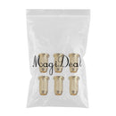 6 Pieces Metal Strings Through Body Mounting Ferrules for Electric Guitar Replacement Parts