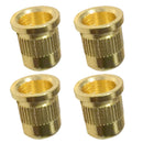 4 Pcs of Set Bass String Mounting Ferrules for Telecaster Guitar Accessory
