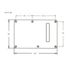 Durable Aluminium 6 Hole Electric Guitar Tremolo Cavity Cover Backplate