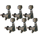 6 Pieces 6L Sealed Gear Guitar Tuning Pegs Machine Heads for Acoustic Electric Guitar Parts