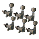6 Pieces 6L Sealed Gear Guitar Tuning Pegs Machine Heads for Acoustic Electric Guitar Parts