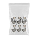 6 Pieces 6L Sealed Gear Guitar Tuning Pegs Machine Heads for Acoustic Electric Guitar Parts
