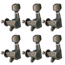 6 Pieces 6L Sealed Gear Guitar Tuning Pegs Machine Heads for Acoustic Electric Guitar Parts