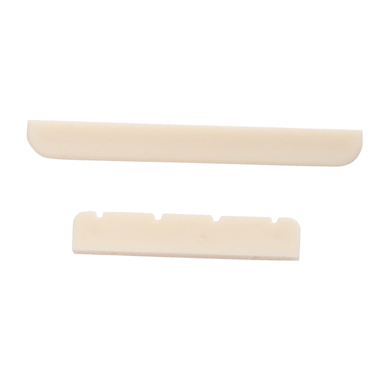 1 Set Plastic Bridge Saddle Nut for Ukulele 4 String Guitar Accessory
