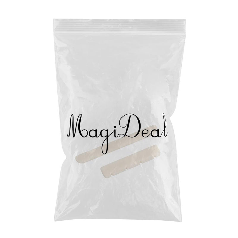 1 Set Plastic Bridge Saddle Nut for Ukulele 4 String Guitar Accessory