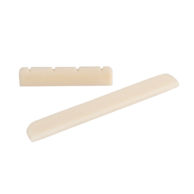 1 Set Plastic Bridge Saddle Nut for Ukulele 4 String Guitar Accessory