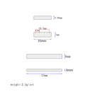 1 Set Plastic Bridge Saddle Nut for Ukulele 4 String Guitar Accessory