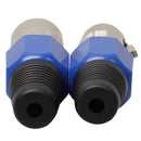 5 Pcs Audio Connector Adapter XLR 3Pin Female MIC Jack Plug for Microphone
