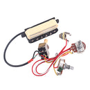 1 Set Copper Dual Rail Single Coil Pickup Humbucker for Electric/Cigar Box Guitar Parts DIY