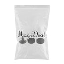 2pcs Drum Set Hi-Hat Cymbal Felts Washers Pads with Cymbal Sleeve Black