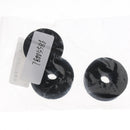 2pcs Drum Set Hi-Hat Cymbal Felts Washers Pads with Cymbal Sleeve Black