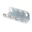 1 Set Metal Electric Guitar Tremolo Bridge Tailpiece with Screws Silver