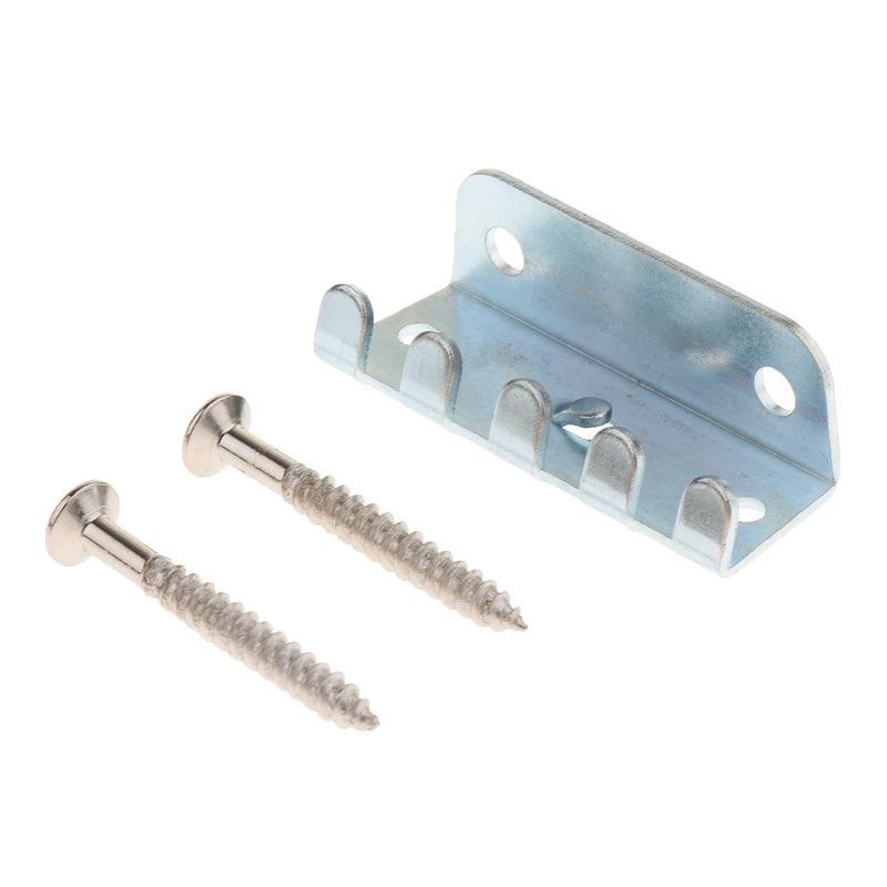 1 Set Metal Electric Guitar Tremolo Bridge Tailpiece with Screws Silver